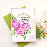 Snowflake Circle Frame Die