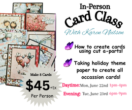 Day Time Cut Apart Card Class