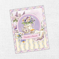 Petals & Pansies 6x8" Quick Cards Die Cuts 36430
