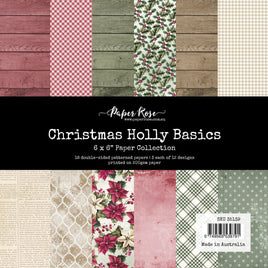 Christmas Holly Basics 6x6 Paper Collection 35139