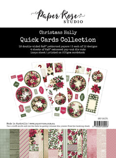 Christmas Holly Quick Card Collection 35172