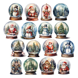 Christmas Snowglobes Ephemera