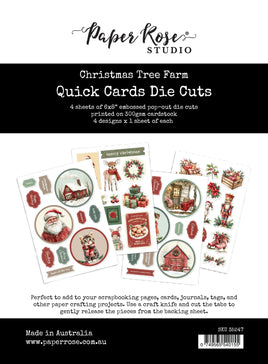 Christmas Tree Farm Quick Card Die Cuts 35247