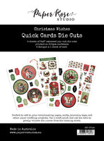 Christmas Wishes 6x8" Quick Cards Die Cuts 37144