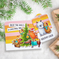 Creative Expressions Jane's Doodles O Christmas Tree 6 in x 8 in Clear Stamp Set