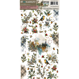 Campfire Memories 6 x12 Blendable Rub-on Transfer Set