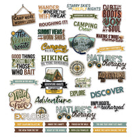Campfire Memories Chipboard Sentiments