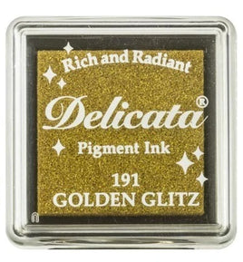 Golden Glitz - Tsukineko Delicata Small Pigment Ink Pad