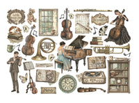 Symphony - Stamperia Decorative Ephemera