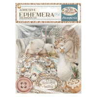 White Christmas - Printed Decorative Ephemera For Art And Craft