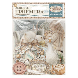 White Christmas - Printed Decorative Ephemera For Art And Craft