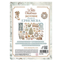 White Christmas - Printed Decorative Ephemera For Art And Craft