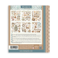 White Christmas - Printed Decorative Rub-On Selection For Art And Craft cm 20.5x23