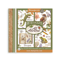 All Around - Stamperia Assortment Rub-On 6.1"x6.1" - 6/Pkg