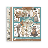 Symphony - Stamperia Printed Decorative Rub-On Kit