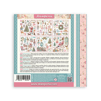 Winter Magic - Printed Decorative Rub-On Kit For Art And Craft cm 15.5x15.5