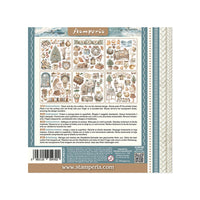 White Christmas - Printed Decorative Rub-On Kit For Art And Craft cm 15.5x15.5