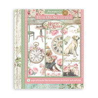 House of Roses - Stamperia Rub-On Selection 8x9 - 6/Pkg