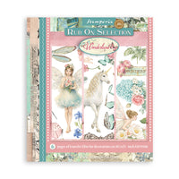 Wonderland - Stamperia Rub-On Selection 8x9 - 6/Pkg