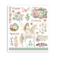 Wonderland - Stamperia Rub-On Selection 8x9 - 6/Pkg