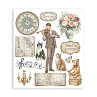 Symphony - Stamperia Printed Decorative Rub-On