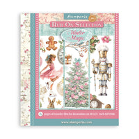 Winter Magic - Printed Decorative Rub-On Selection For Art And Craft cm 20.5x23