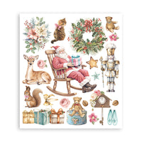 Winter Magic - Printed Decorative Rub-On Selection For Art And Craft cm 20.5x23