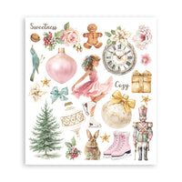 Winter Magic - Printed Decorative Rub-On Selection For Art And Craft cm 20.5x23