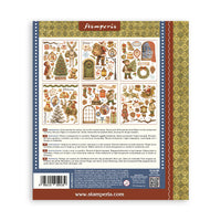 Silent Night - Printed Decorative Rub-On Selection For Art And Craft cm 20.5x23