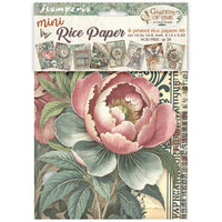 Gardens of Time - Stamperia Rice Paper A6 8/Pkg
