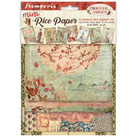 Oriental Garden - Stamperia Printed Mini Rice Paper A6 8 Sheets