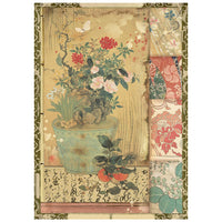 Oriental Garden - Stamperia Printed Mini Rice Paper A6 8 Sheets