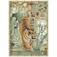 Oriental Garden - Stamperia Printed Mini Rice Paper A6 8 Sheets