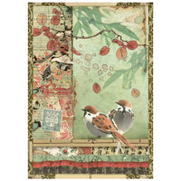 Oriental Garden - Stamperia Printed Mini Rice Paper A6 8 Sheets