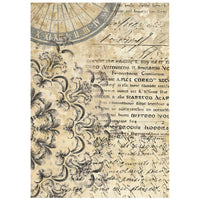 Gardens of Time - Stamperia Rice Paper Backgrounds A6 8/Pkg
