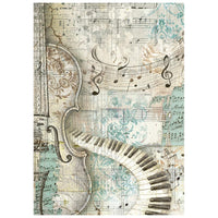 Symphony - Printed 8 Rice Paper A6 Backgrounds