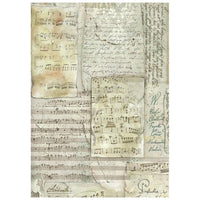 Symphony - Printed 8 Rice Paper A6 Backgrounds