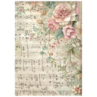 Symphony - Printed 8 Rice Paper A6 Backgrounds