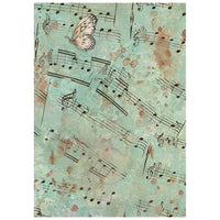 Symphony - Printed 8 Rice Paper A6 Backgrounds