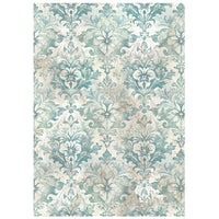 White Christmas - Printed 8 Rice Paper A6 Backgrounds Selection For Art And Craft
