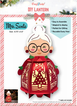 CrafTreat DIY Paper Lanterns - Mrs Santa