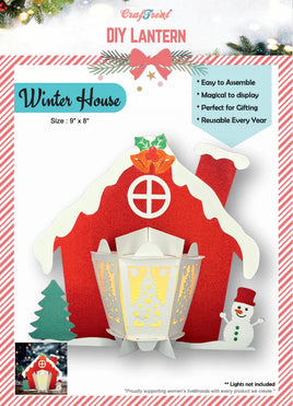 CrafTreat DIY Paper Lanterns - Winter House