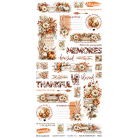 Season's Bounty 6 x12 Essential Rub-on Transfer Set