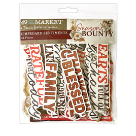 Season's Bounty Chipboard Set