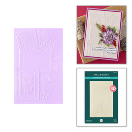 Ode to a Poet 3D Embossing Folder by Susan Tierney-Cockburn