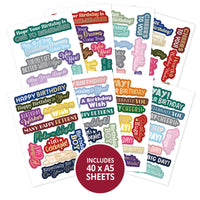 The Big Book of Shaped Birthday Sentiments