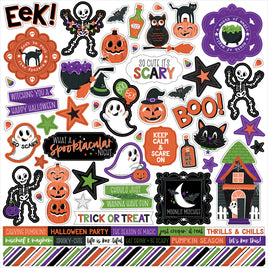 Elements - Ghosts And Goblins Cardstock Stickers 12"X12"