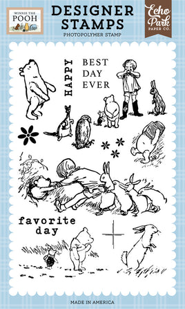 Favorite Day With Pooh - Winnie The Pooh Stamps