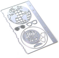 Planner Essentials 28 - Globe - Elizabeth Craft Metal Dies