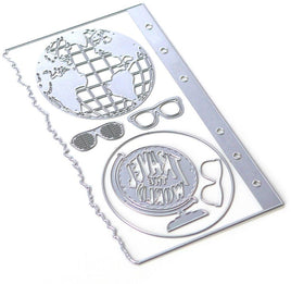 Planner Essentials 28 - Globe - Elizabeth Craft Metal Dies